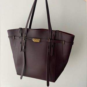 Zac Posen wine red tote